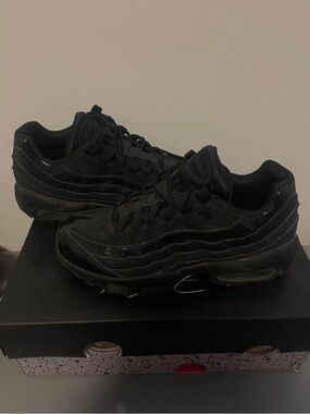 Nike Men's Black Low-Top Air Max Sneakers